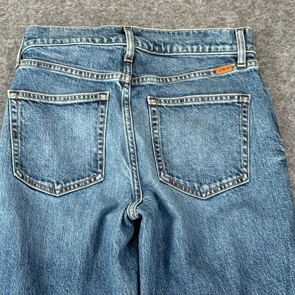 AYR The Secret Sauce Wide Leg Jeans Blue Medium Wash High Rise Made in LA 25S - Picture 11 of 12
